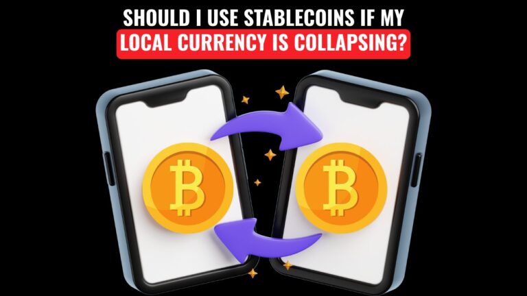 Should I use stablecoins if my local currency is collapsing